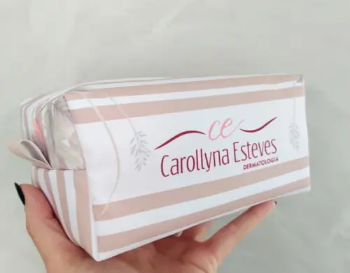 Necessaire Personalizada com Logo Marca-brinde de Luxo