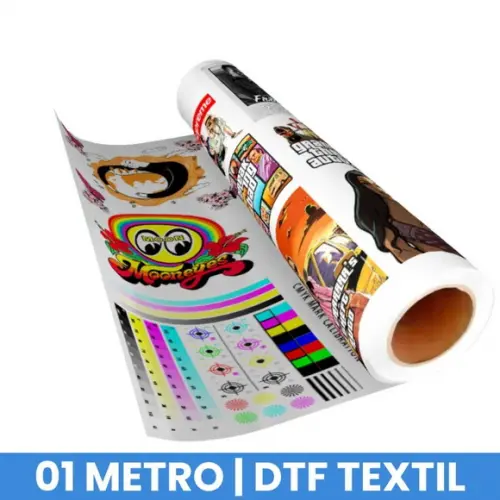Impressão Dtf Têxtil -1 Metro (28 x 100 Cm) - Envie Sua Arte