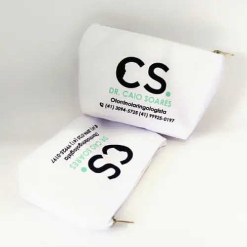 Necessaire Personalizada Pequena com Logo Marca