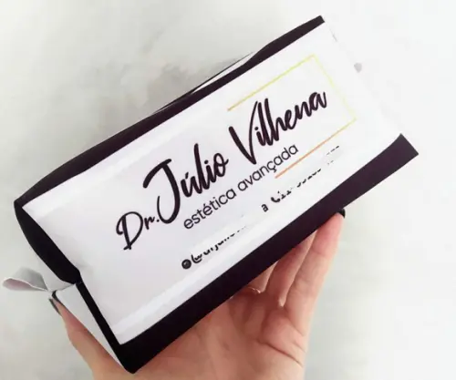 Necessaire Personalizada com Logo Marca-brinde de Luxo