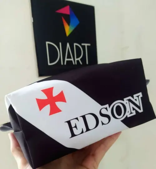 necessaire time de futebol presente para torcedor vascaíno