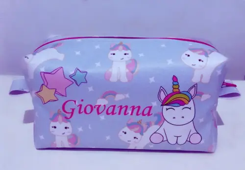 Necessaire Box Personalizada Unicórnio