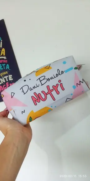 Nécessaire Personalizada Tema Nutrição