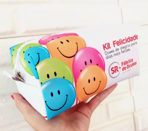 Necessaire Personalizada Ótica Logo Marca-brinde de Luxo