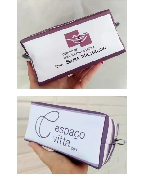 Necessaire Personalizada com Logo Marca - Brinde de Luxo