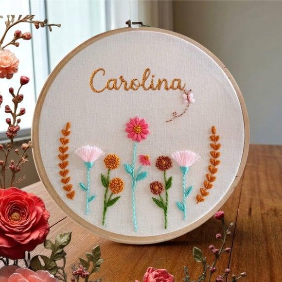 Porta Maternidade Jardim Alegria Personalizado Semi Pronto