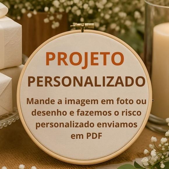 Risco para Bordado Manual em pdf Personalizado