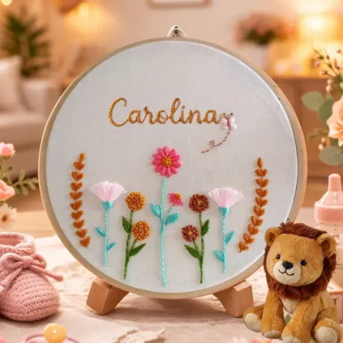 Porta Maternidade Jardim Alegria Personalizado Semi Pronto