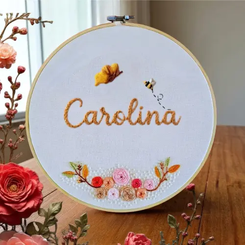 Porta Maternidade Jardim Personalizado Semi Pronto