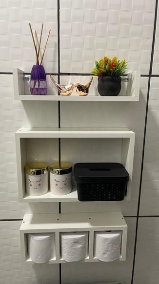 2 Kit de Nichos para Sala Quarto Cozinha Banheiro Mdf-