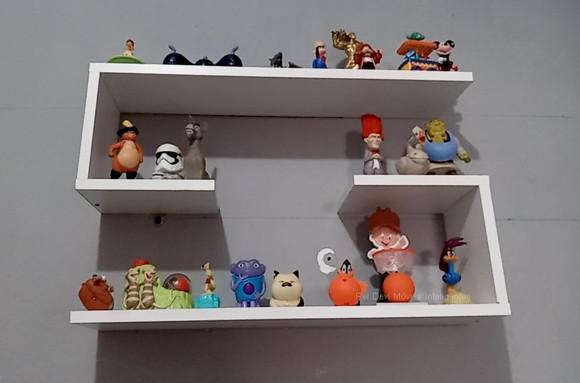 2 Prateleiras l Decorativa p/ Livros mdf Branco