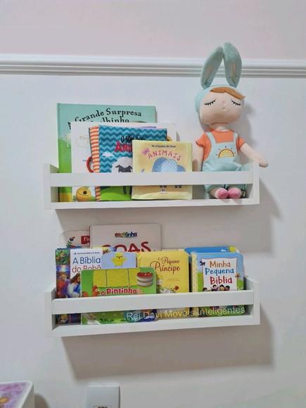 2 Prateleiras Montessorianas Livros Infantil 100% mdf