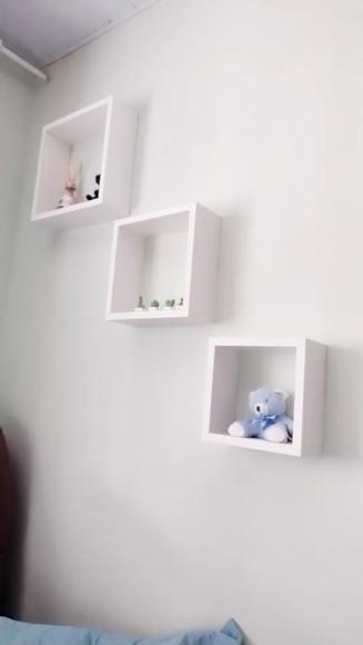 3 Nichos para Sala Quarto Cozinha Banheiro Mdf- 10 Prof.