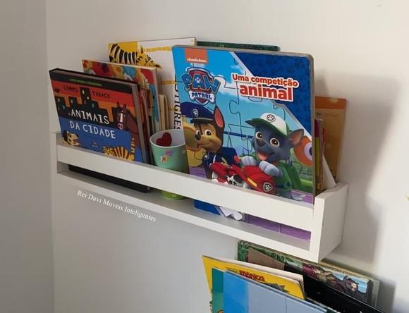 3 Prateleira Montessoriana Brinquedos Livros Infantil Mdf...