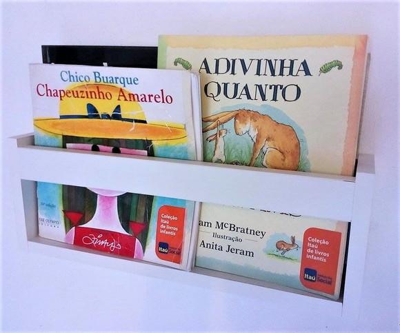4 Prateleiras Montessoriana Brinquedos Livros Infantil Mdf;