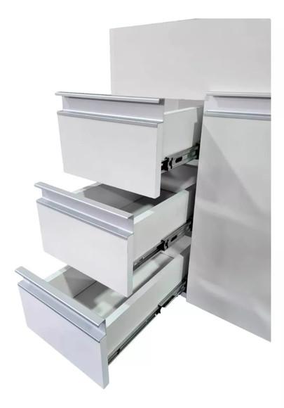 Armário 3 Gavetas 1 Porta Gabinete Banheiro Cozinha mdf