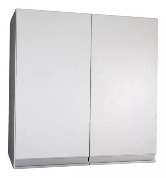 Armário Aéreo 2 Portas Cozinha Escritório Lavanderia Branco