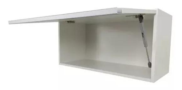 Armário Aéreo Basculante 90 cm mdf Branco