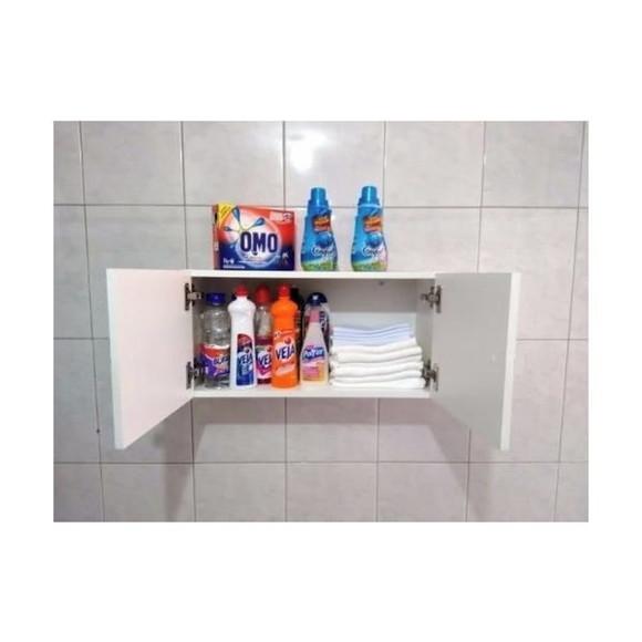 Armário Aéreo Multiuso Cozinha Lavanderia 100% Mdf.