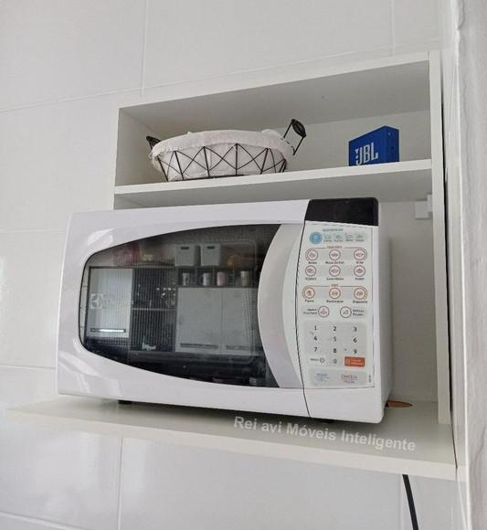 Armário para Microondas ou Forno mdf Branco 60x50x30/40