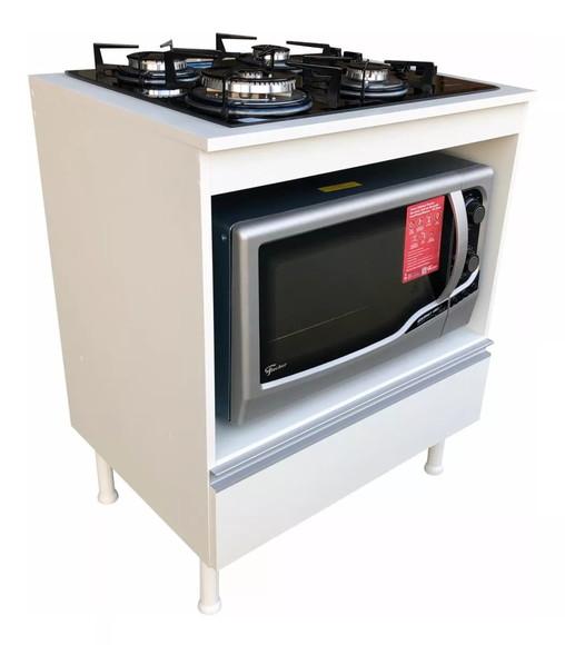 Balcão Multiuso para Cooktop Micro/forno p/ Cozinha 100% mdf