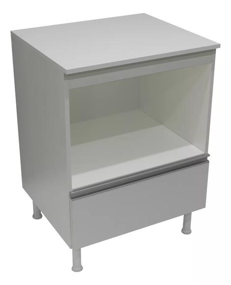 Bancada Multiuso 100%mdf 1 Basculante com Tampo Cozinha 60cm