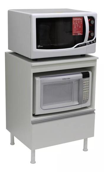 Bancada Multiuso 100%mdf 1 Basculante com Tampo Cozinha 60cm