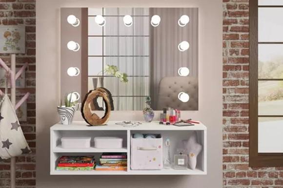 Balcão Suspenso Horizontal Armário para Quarto Escritório