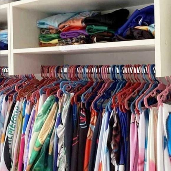 Cabideiro c/ Nicho Organizador Arara 60 cm Mdf- 2 Unidades