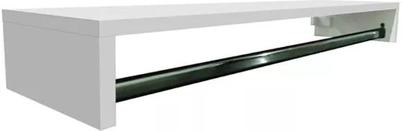 Cabideiro Madeira de Parede Organizador Arara 70 cm mdf