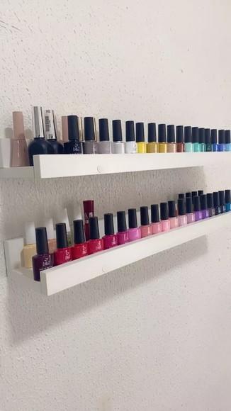Combo 2 Prateleira Decorativa para Esmaltes ou Condimentos