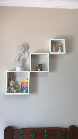 Combo 3 Nichos Sala Quarto Cozinha Banheiro Mdf- 20 Prof.
