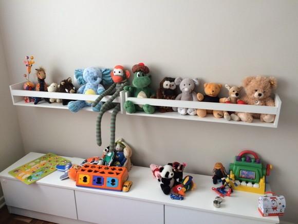 Combo c/ Prateleira Montessoriana Brinquedos Livros Mdf...