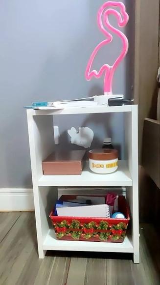 Criado Mudo Mesinha de Canto 100% mdf Branco.