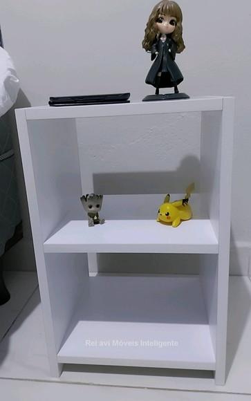 Criado Mudo Mesinha de Canto em 100% mdf Branco