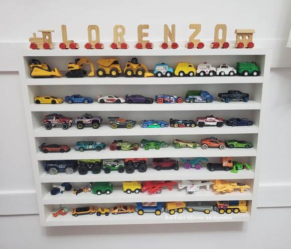 Estante de Colecionáveis Carrinhos Bonecos Bonecas 60x47x6cm