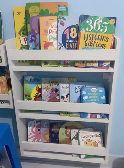 Estante de Livros Revista Montessoriana Infantil mdf ..