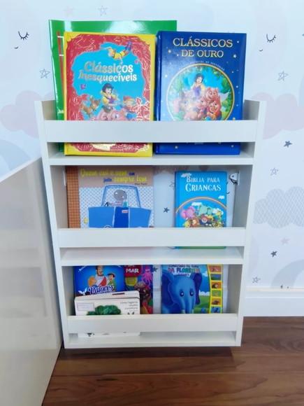 Estante de Livros Revista Montessoriana Infantil- 2 Unid