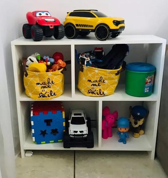 Estante Organizador de Brinquedos Livros Decoração 100% Mdf.