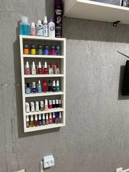 Estante Organizador de Esmaltes Manicure Mdf.