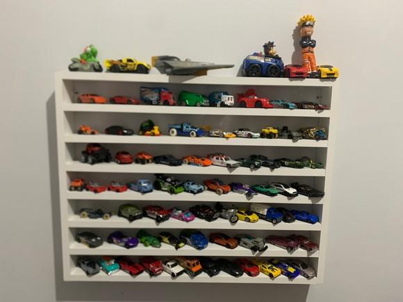 Estante Organizadora Carrinhos e Brinquedos Miniatura mdf