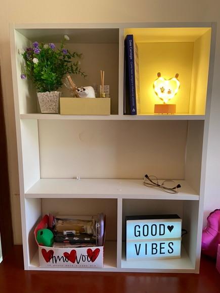 Estante para Livros Nicho Livreiro Multiuso Branca 100 % mdf