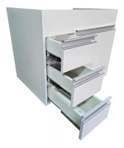 Gabinete 3 Gavetas 1 Porta Banheiro Cozinha Suspenso