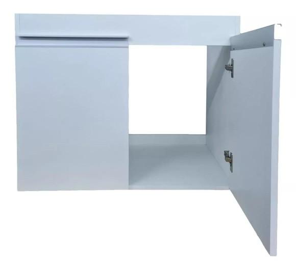 Gabinete Armário Cozinha Banheiro Branco 2 Portas 100% mdf