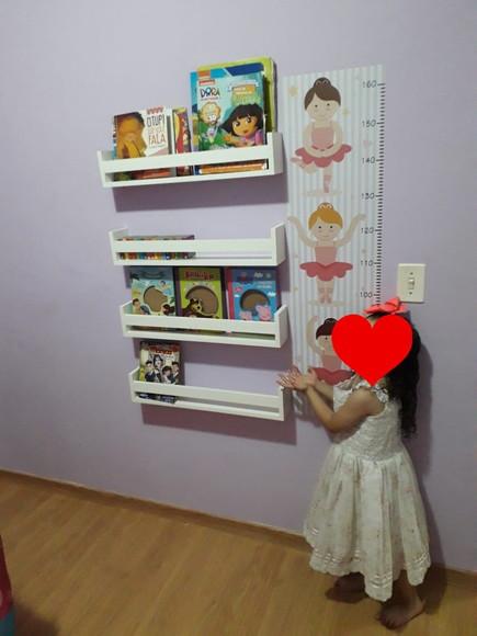 Kit c/ 3 Prateleira Montessoriana Brinquedos Livros Mdf...