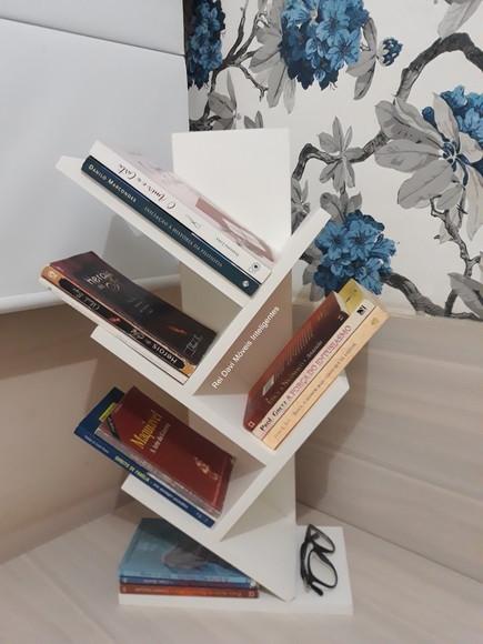 Livreiro Porta Livro Estante de Mesa Prateleira Revistas