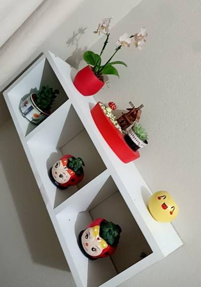 Nicho Decorativo 100% mdf Branco Tx