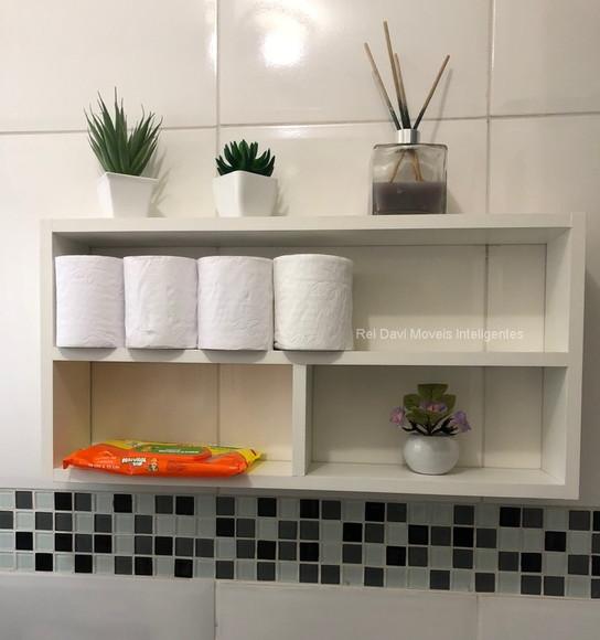 Nicho Decorativo Retangular Banheiro, Sala, Cozinha Mdf..