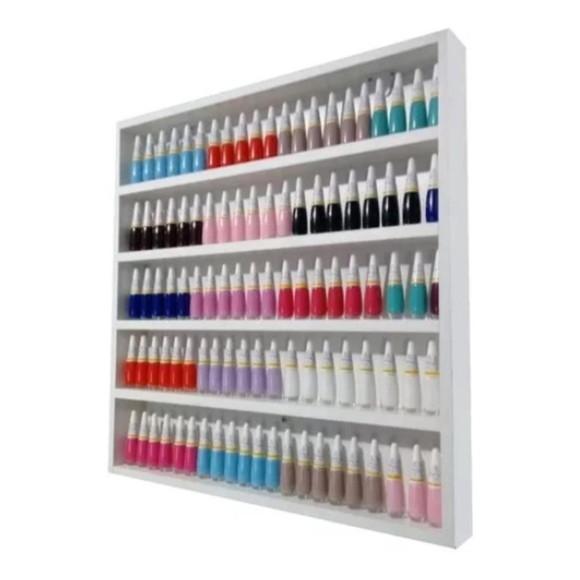 Nicho Organizador Expositor 200 Esmaltes 5 Prateleiras mdf