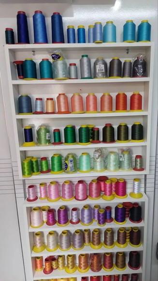 Nicho para Costureira Porta Carretel Linha Costura mdf